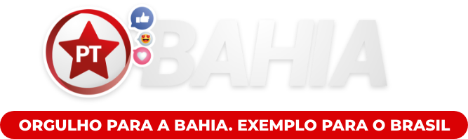 Logo do PT - Orgulho para Bahia, Exemplo para o Brasil